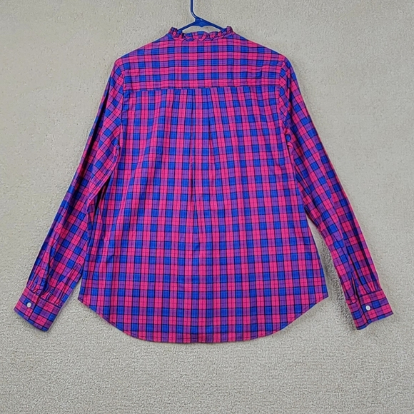 Gap Women's Plaid Long Sleeve Button Up Shirt Size Small - Picture 5 of 5